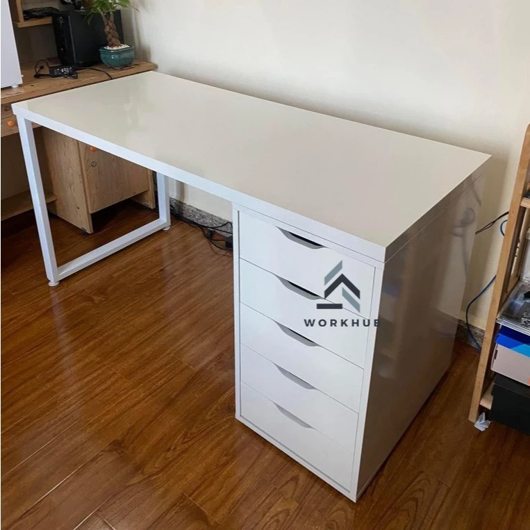 Bàn IKEA 1 Hộc Tủ 5 Ngăn Kéo